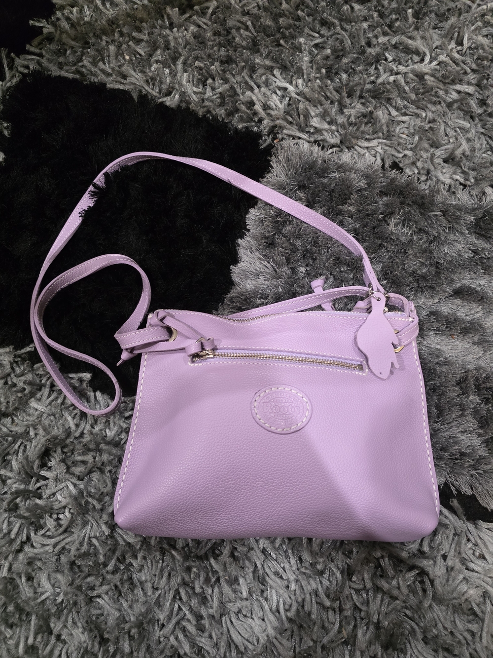 Roots Lilac Crossbody Bag - Stylish Everyday Shoulder Purse
